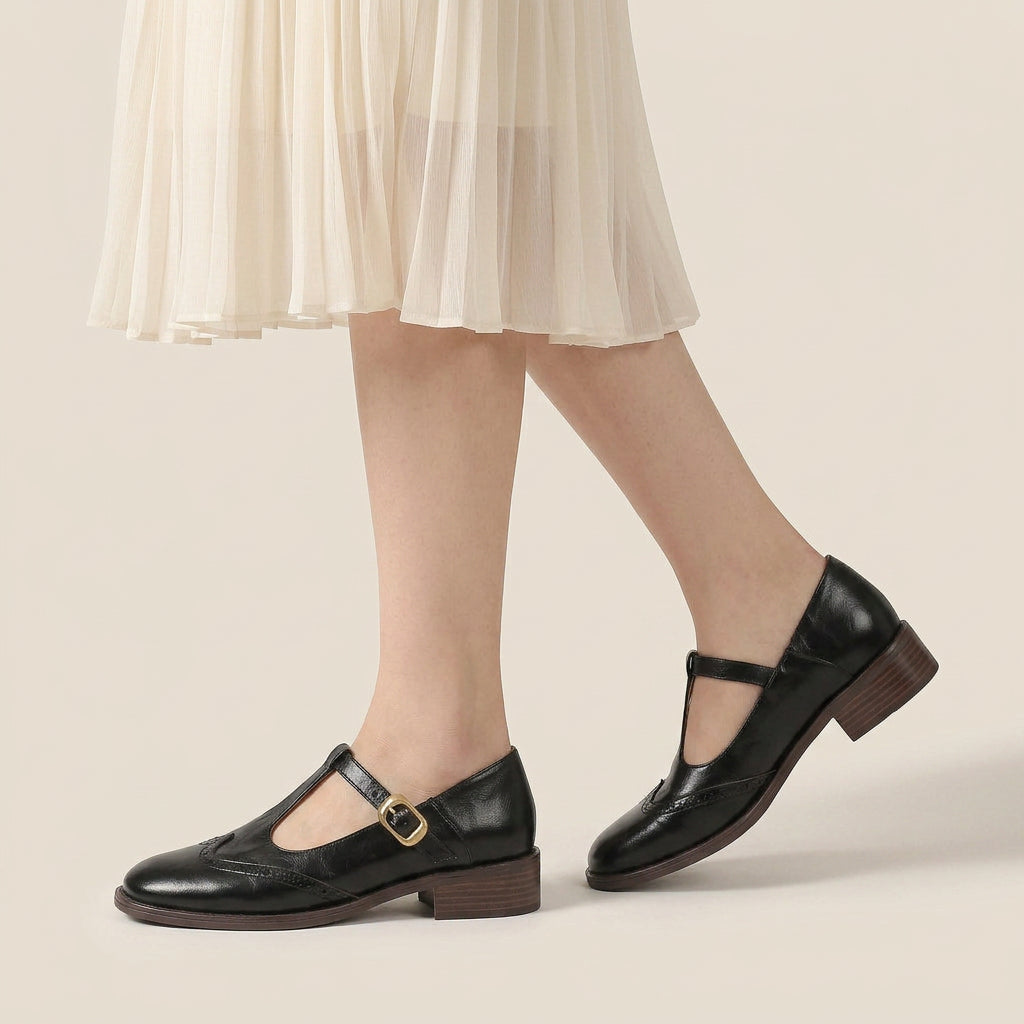 Chaussures Mary Jane Femme Bride T Brogue