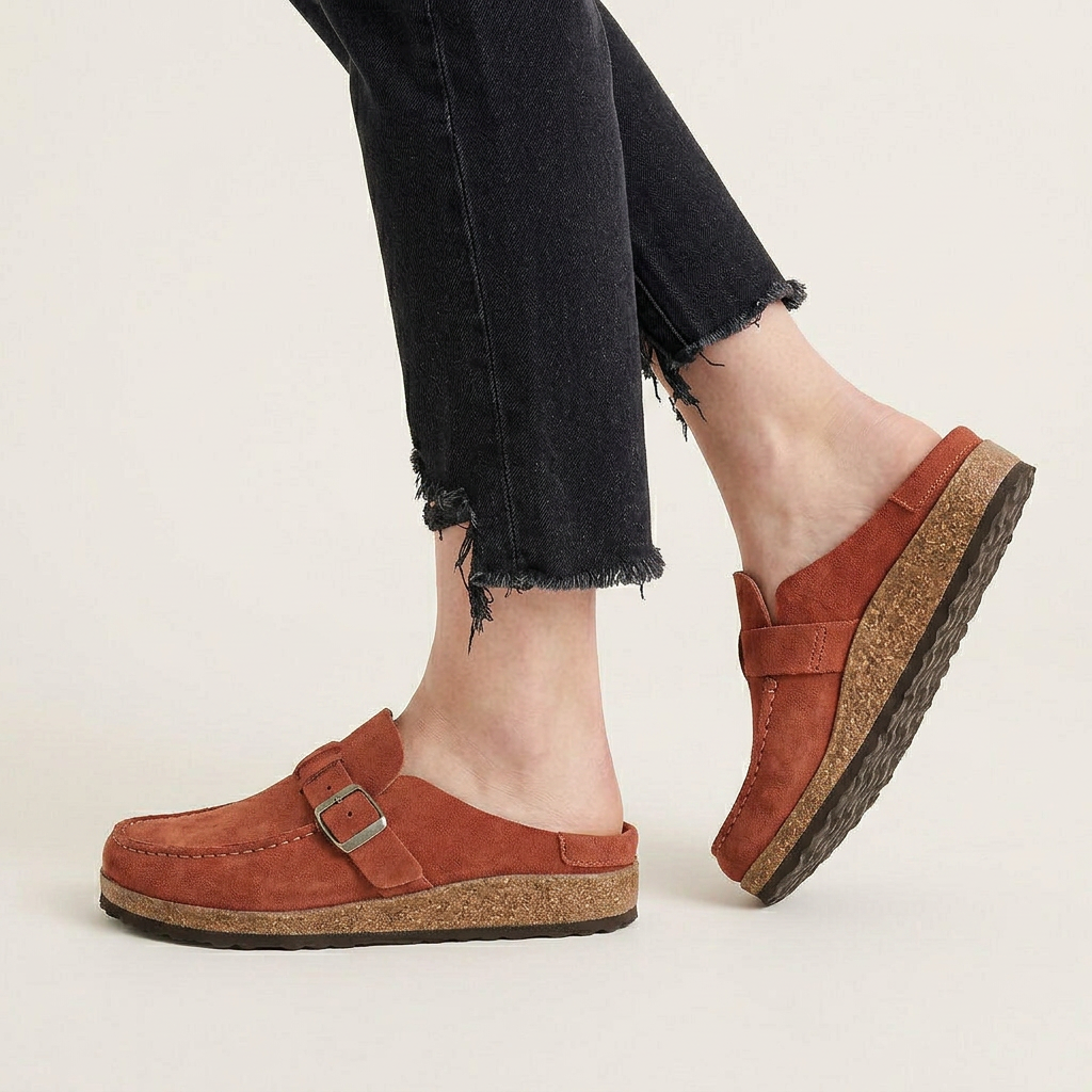 Mocassins Sabots Homme Boucle Semelle Texturée