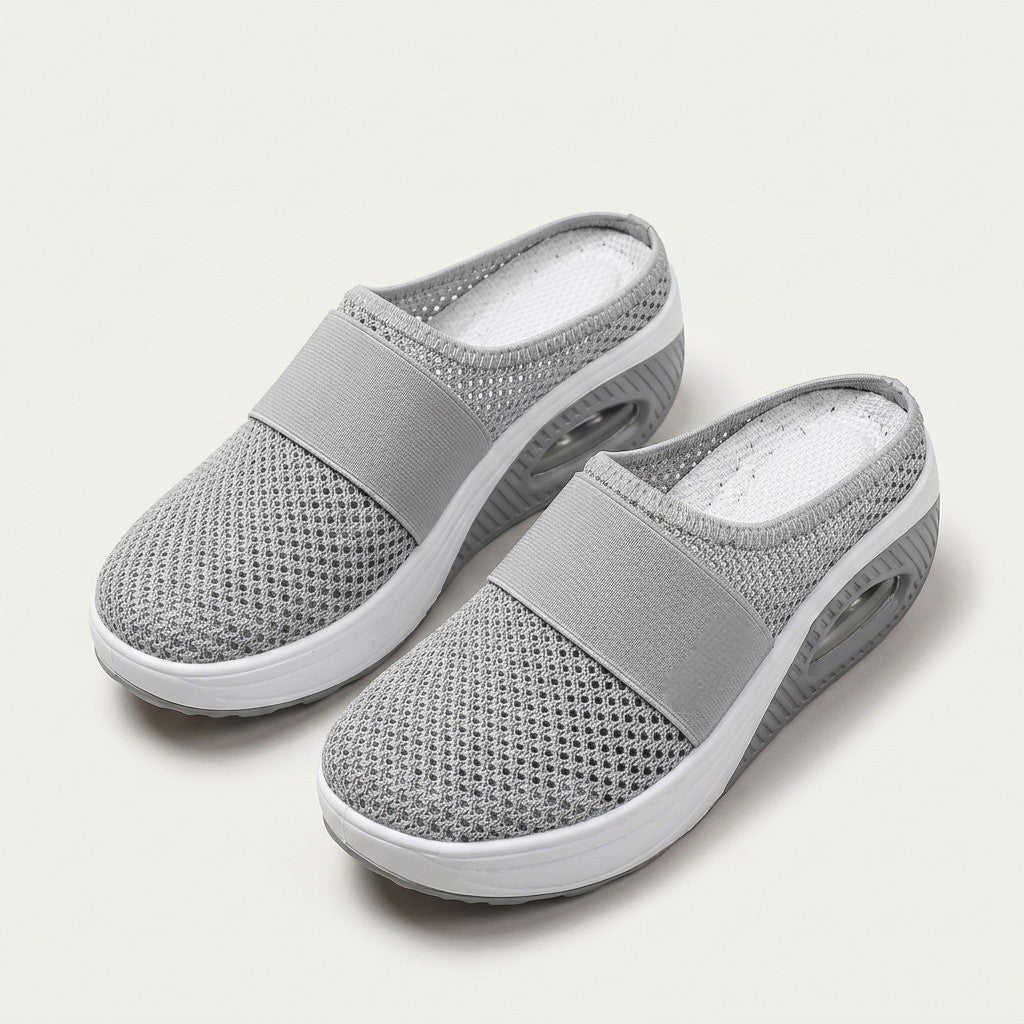 Baskets Femme À Enfiler Maille Élastique