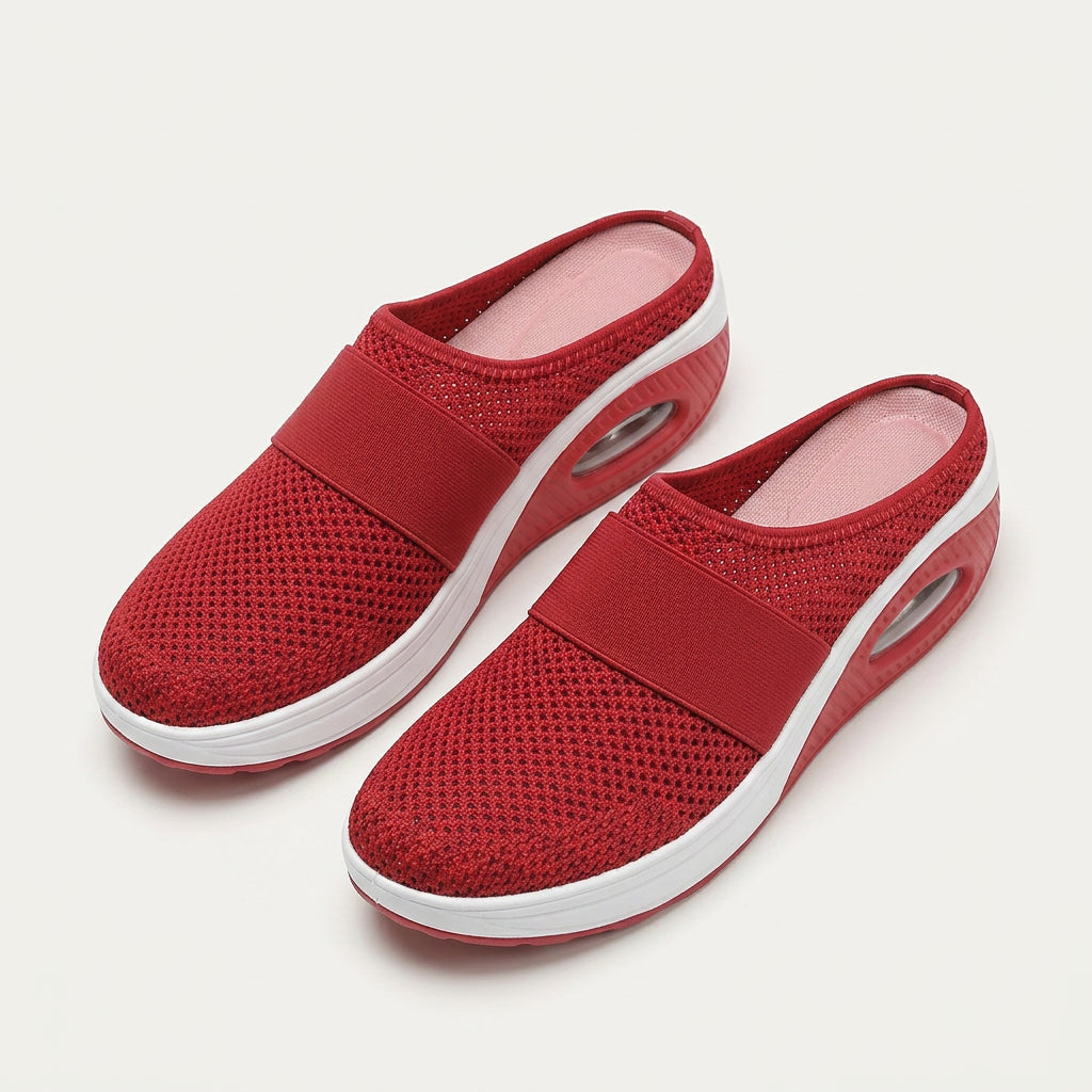 Baskets Femme À Enfiler Maille Élastique