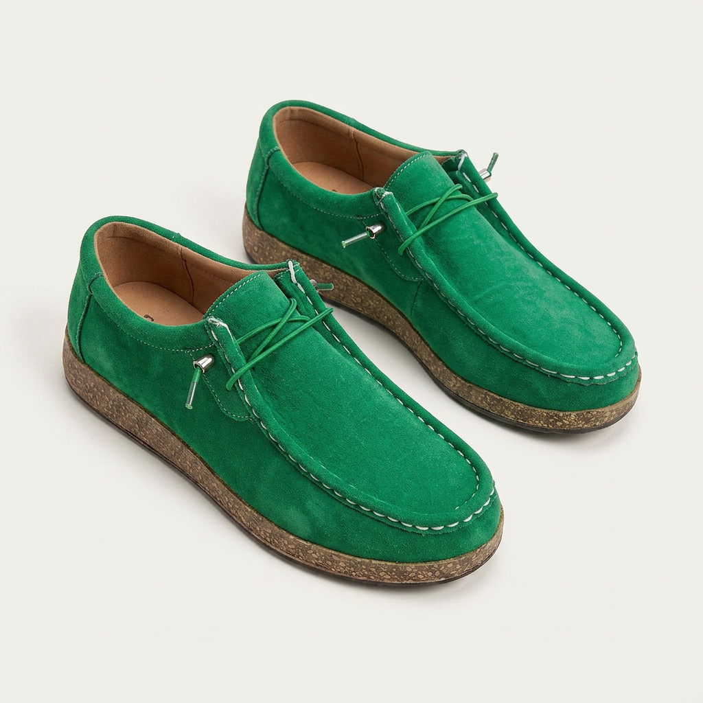 Chaussures Femme Lacets Style Mocassin Motifs