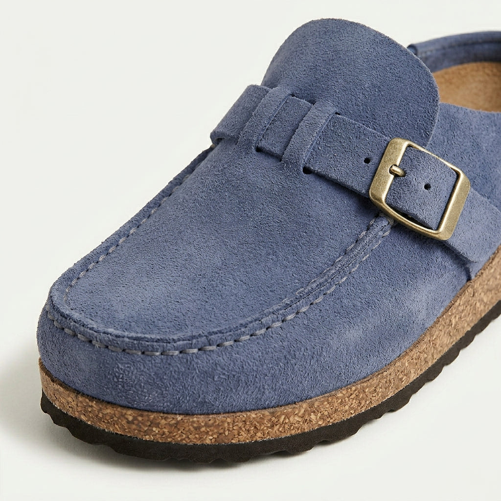Mocassins Sabots Homme Boucle Semelle Texturée