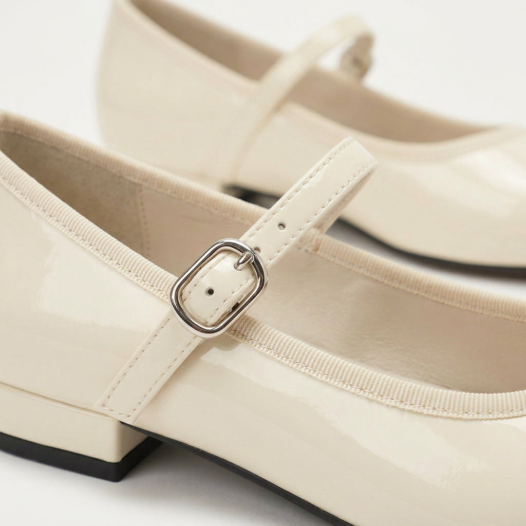 Chaussures Mary Jane Femme Vernies Bride Boucle