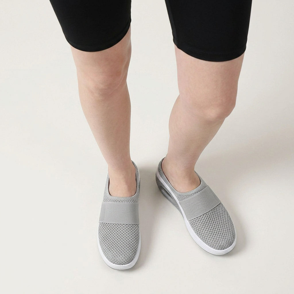 Baskets Femme À Enfiler Maille Élastique