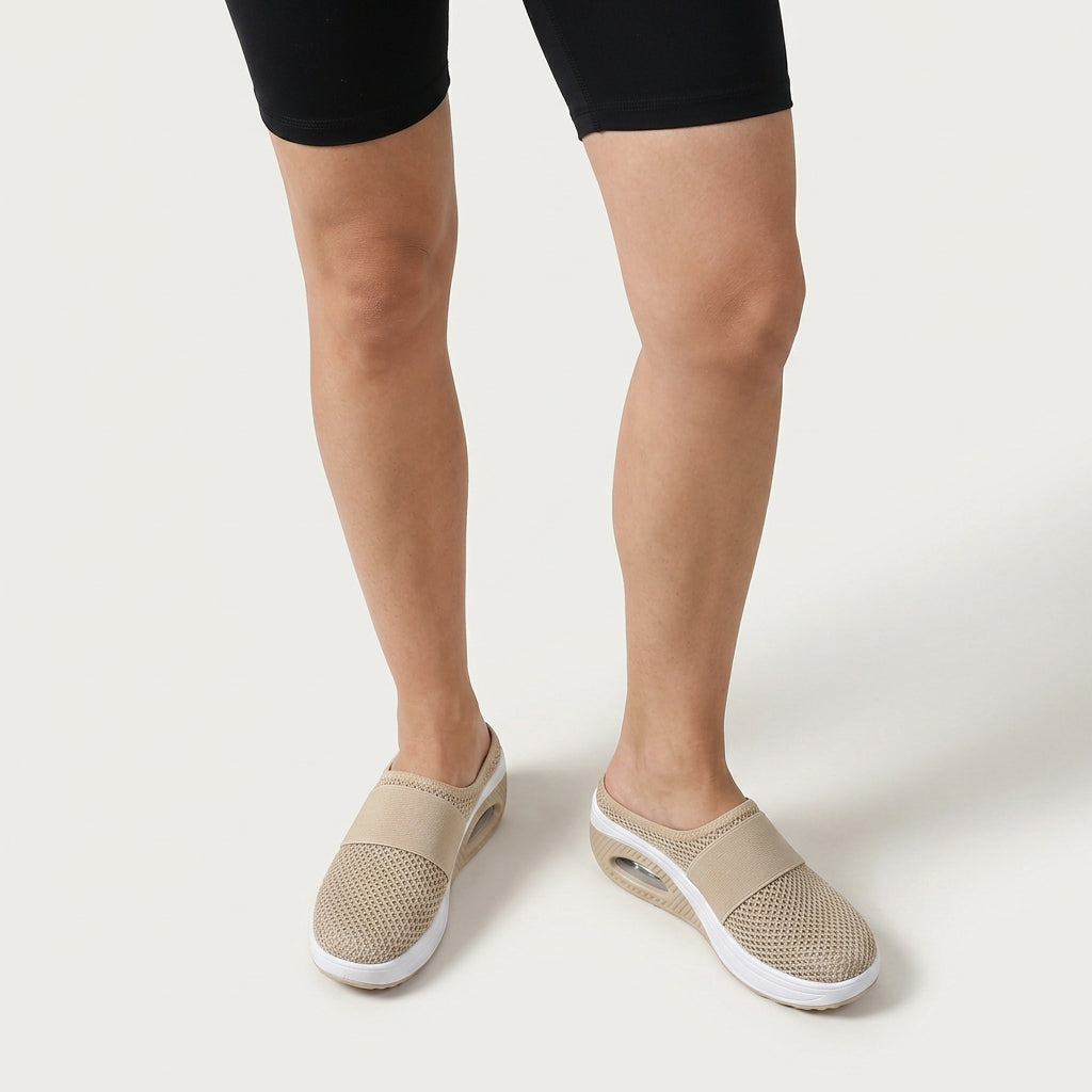 Baskets Femme À Enfiler Maille Élastique