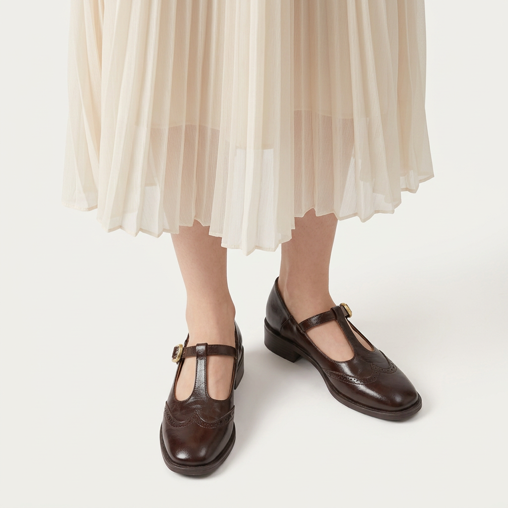 Chaussures Mary Jane Femme Bride T Brogue