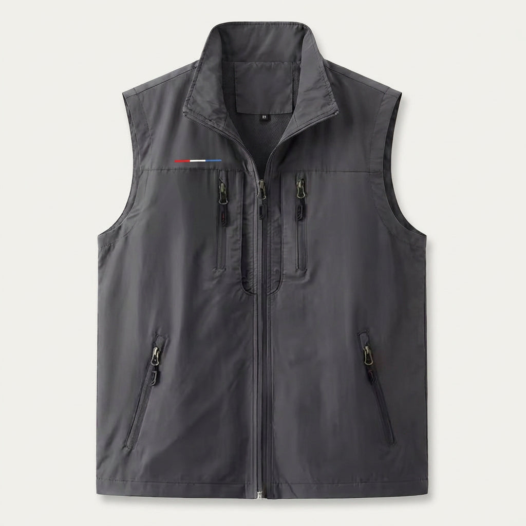 Gilet Sans Manches Homme Léger Zippé
