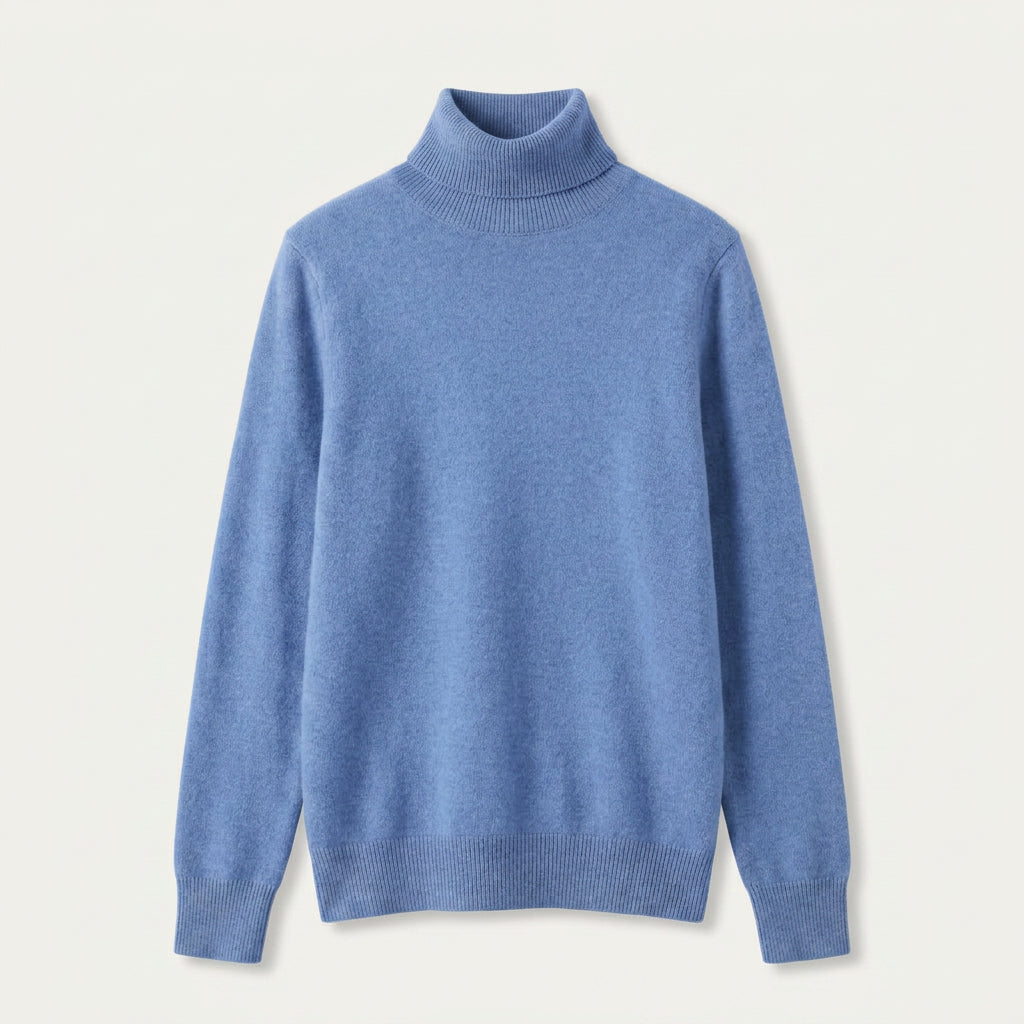 Pull Femme en Laine Col Roulé