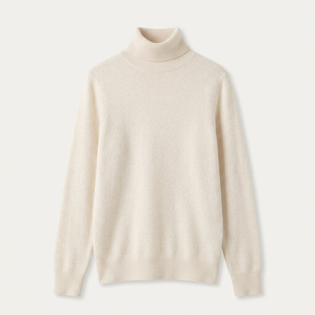 Pull Femme en Laine Col Roulé