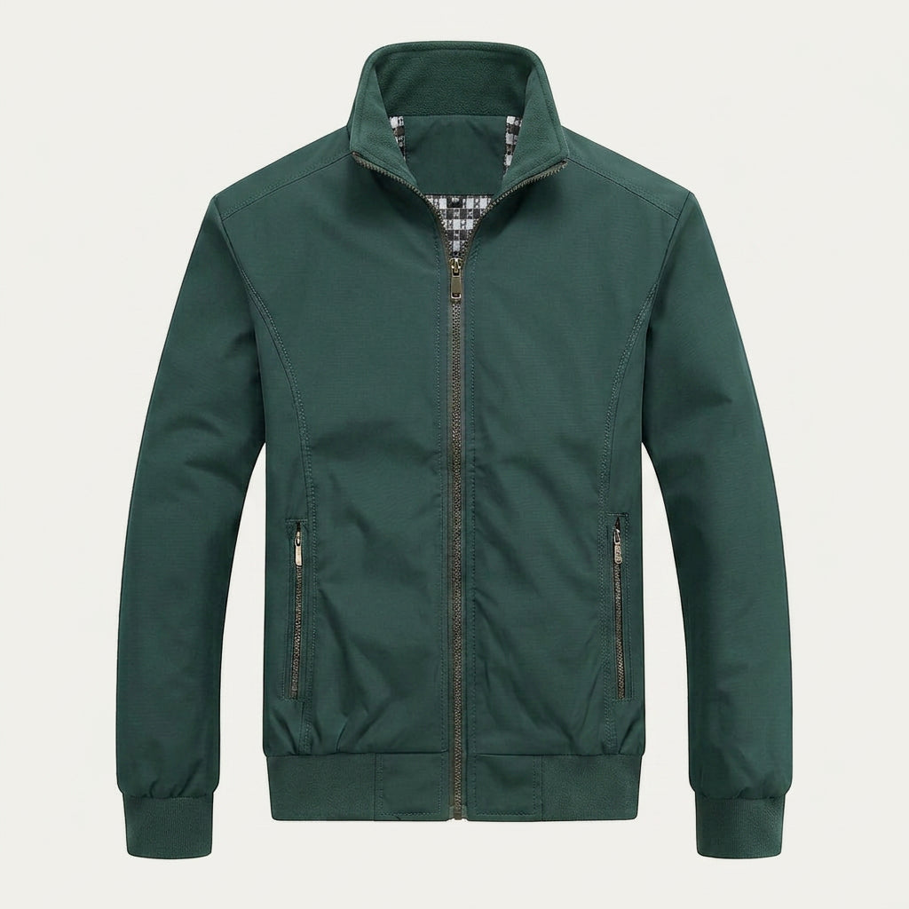 Veste Homme Zippée à Col Montant