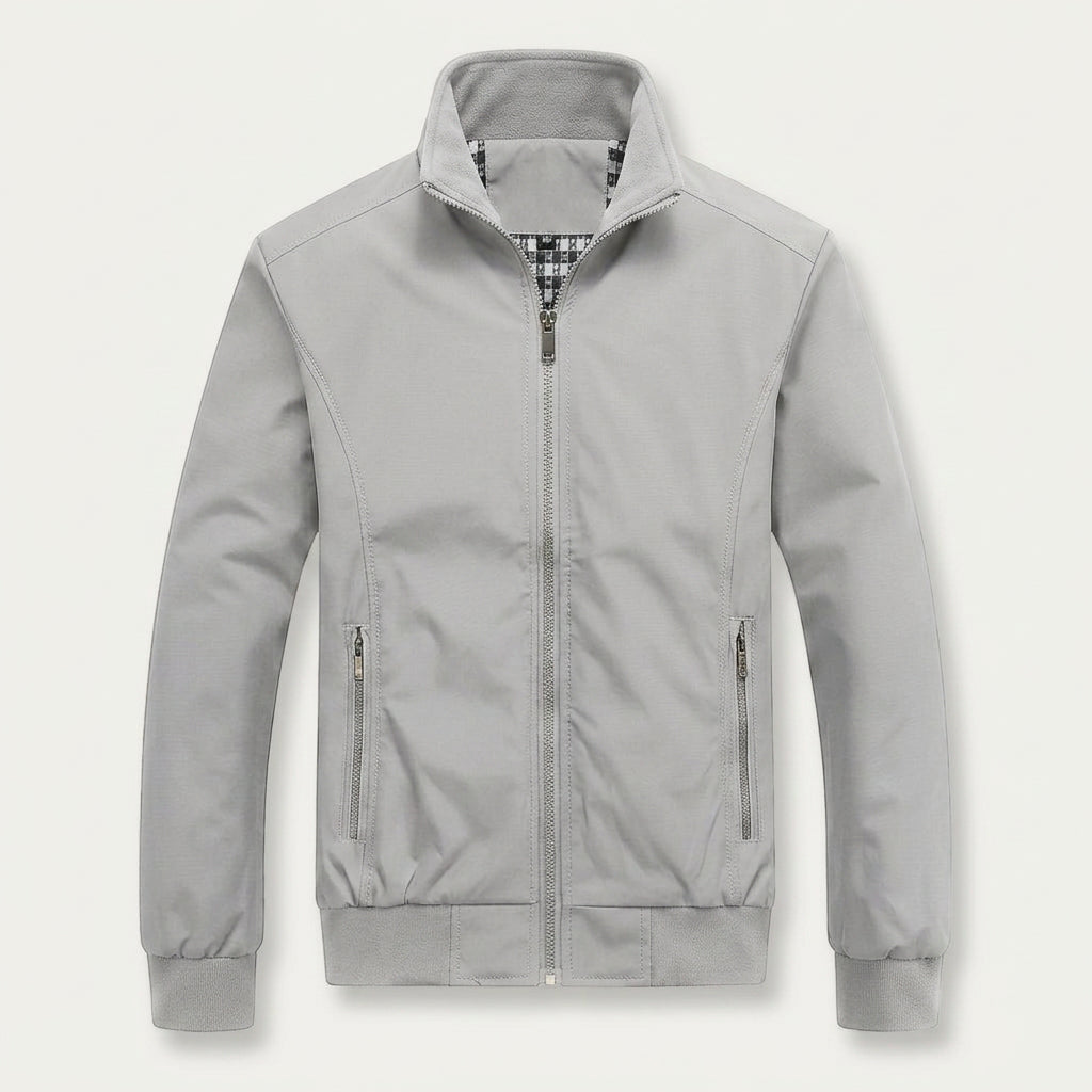 Veste Homme Zippée à Col Montant
