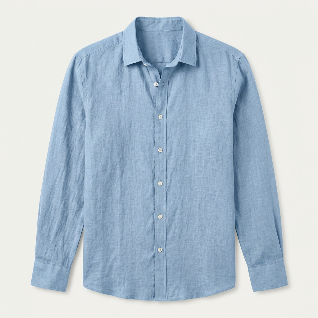 Chemise Homme Col Classique Texture Tissée