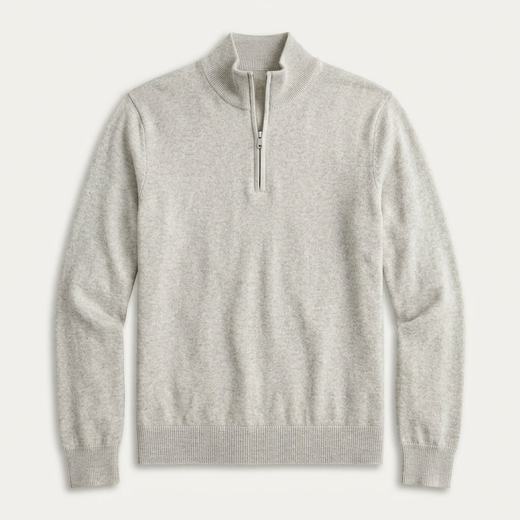 Pull Camionneur Homme Col Zippé