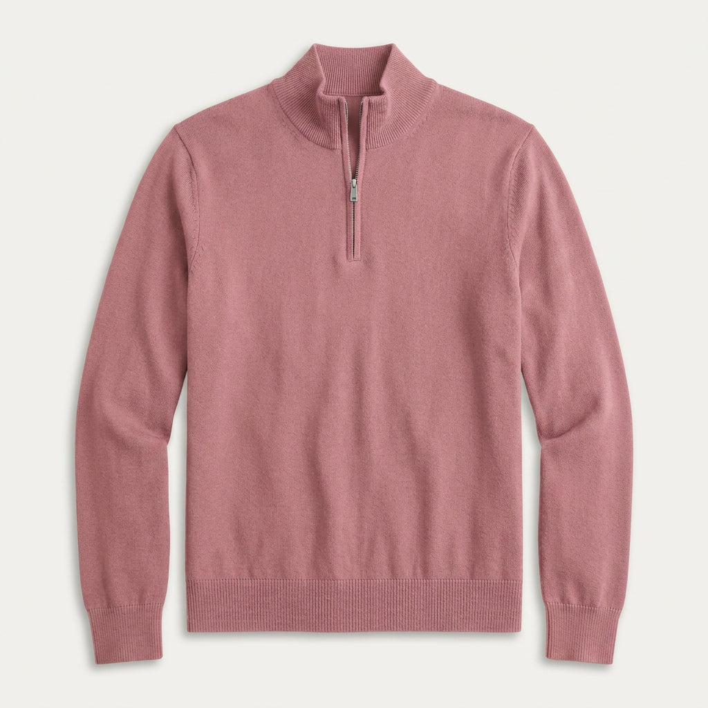 Pull Camionneur Homme Col Zippé