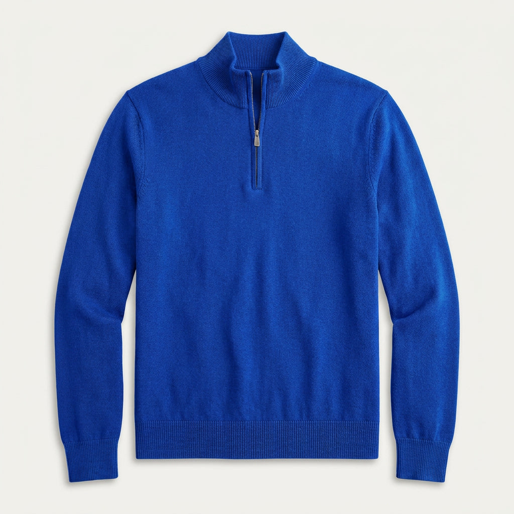 Pull Camionneur Homme Col Zippé