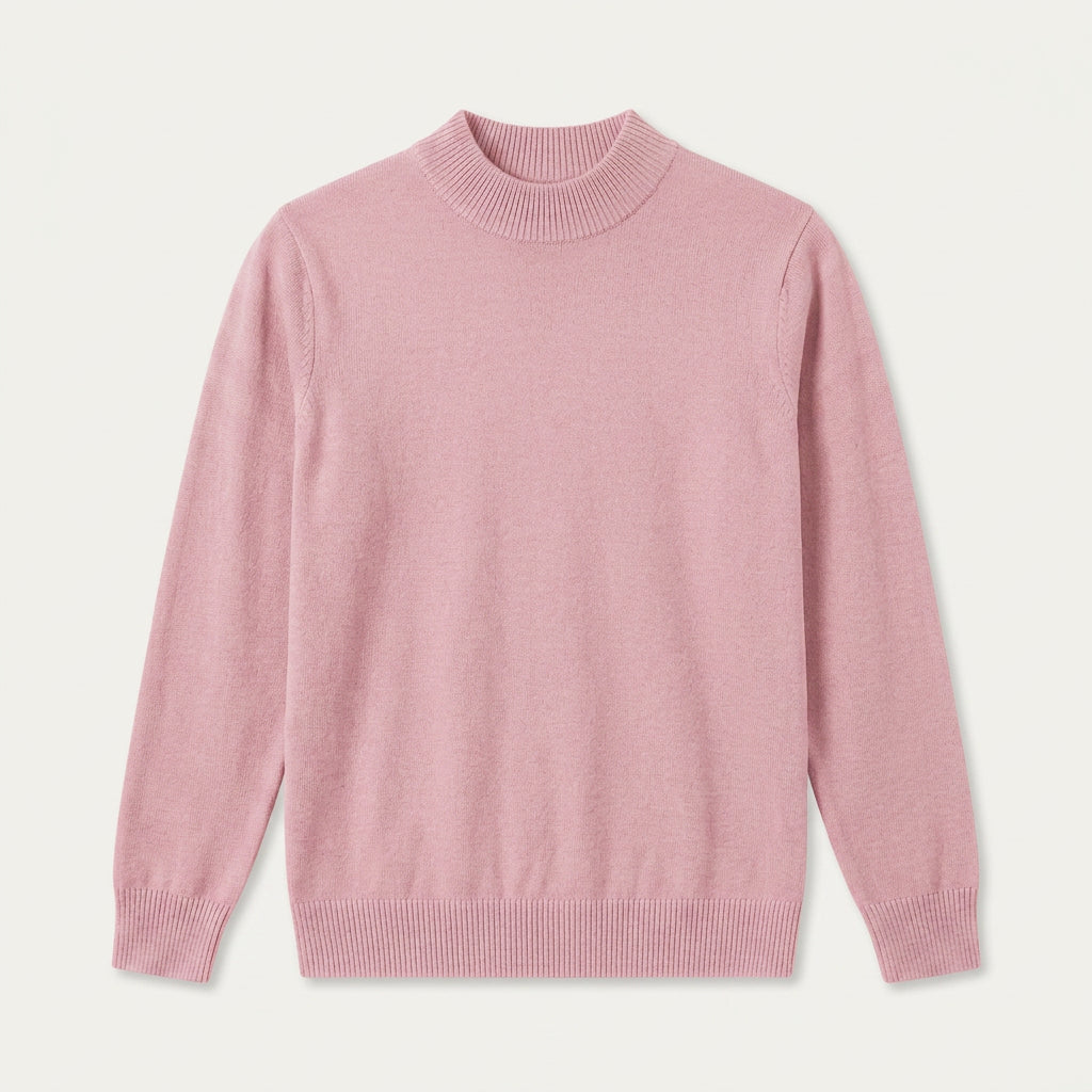 Pull Homme Col Montant en Maille