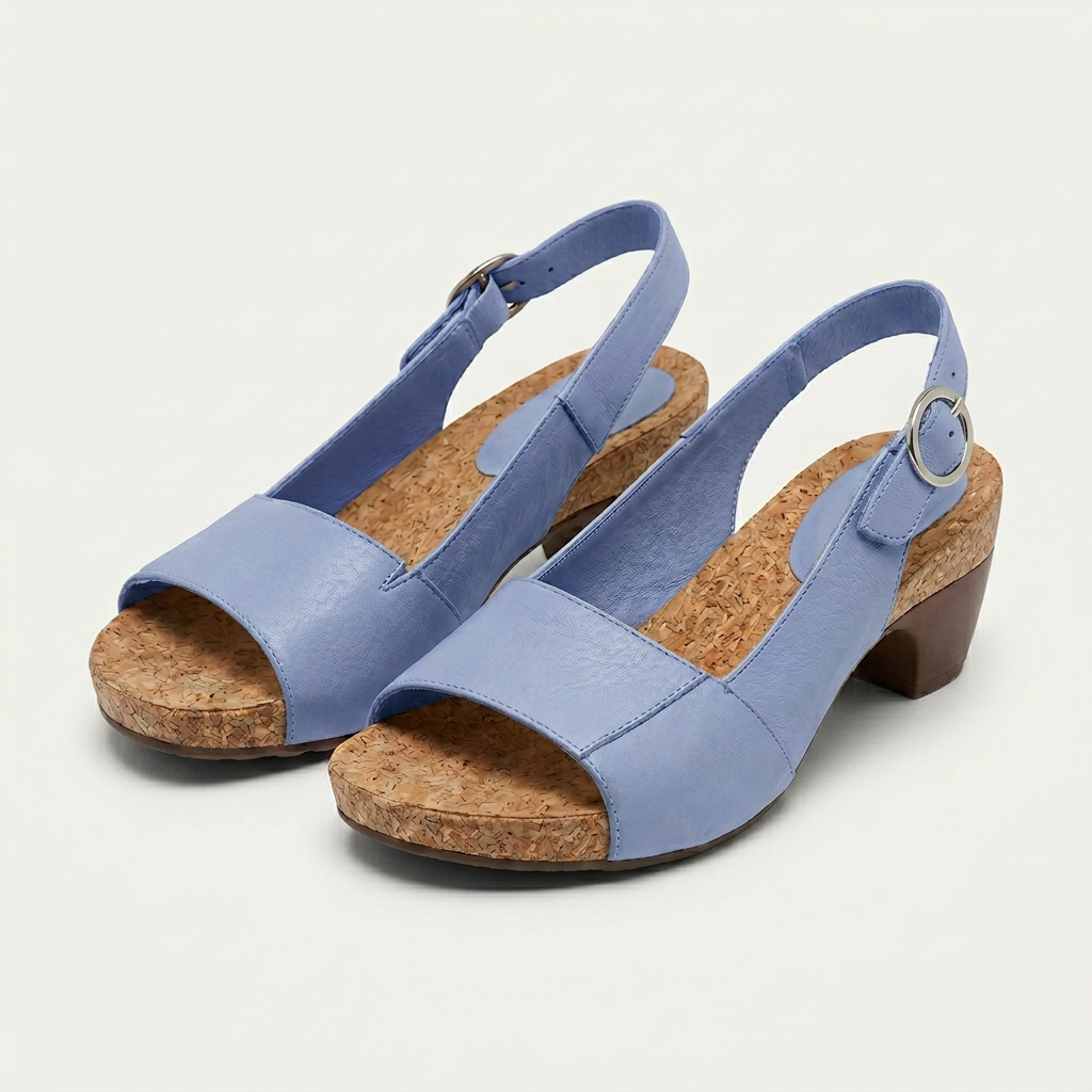 Sandales Femme Talon Plateforme Bride Arrière