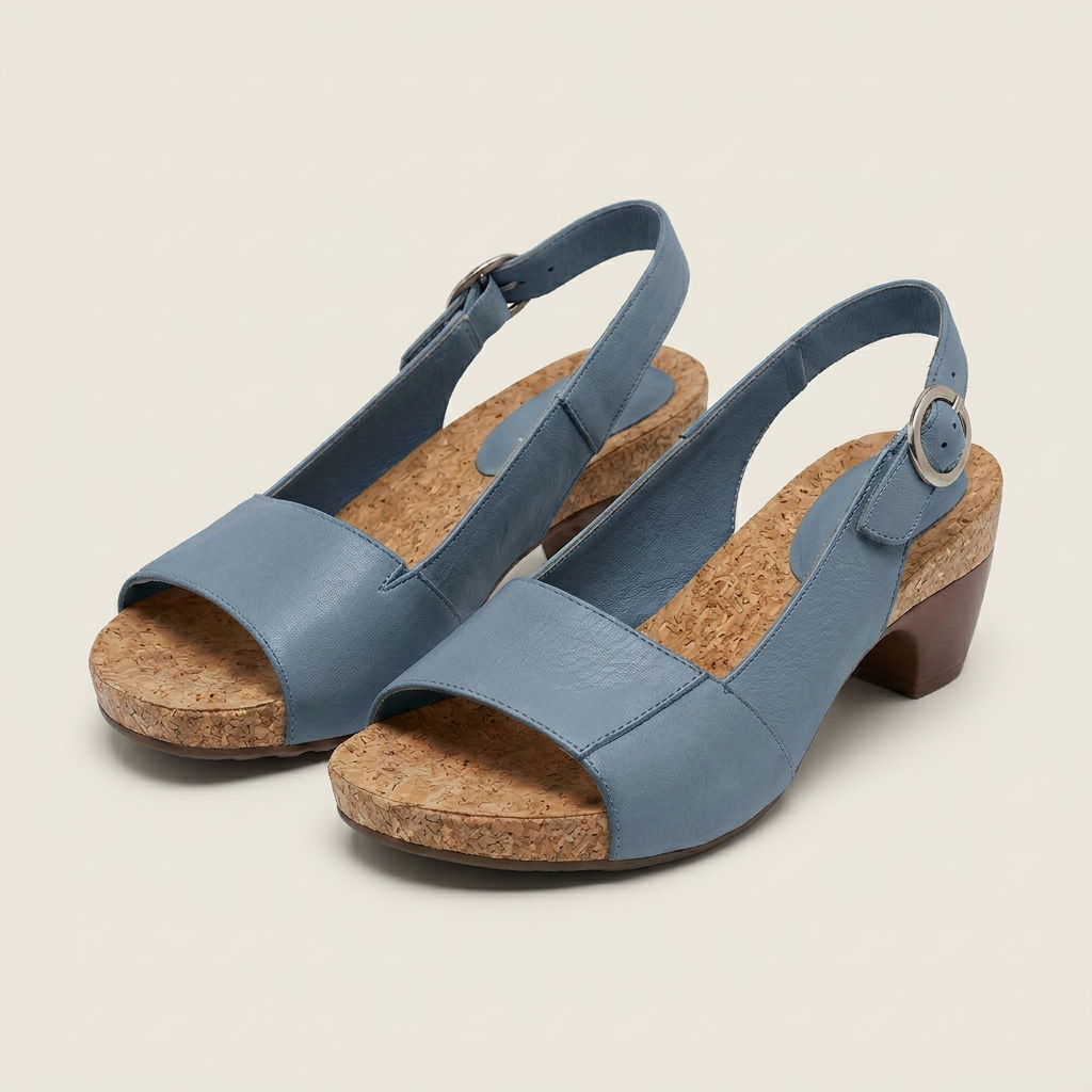 Sandales Femme Talon Plateforme Bride Arrière