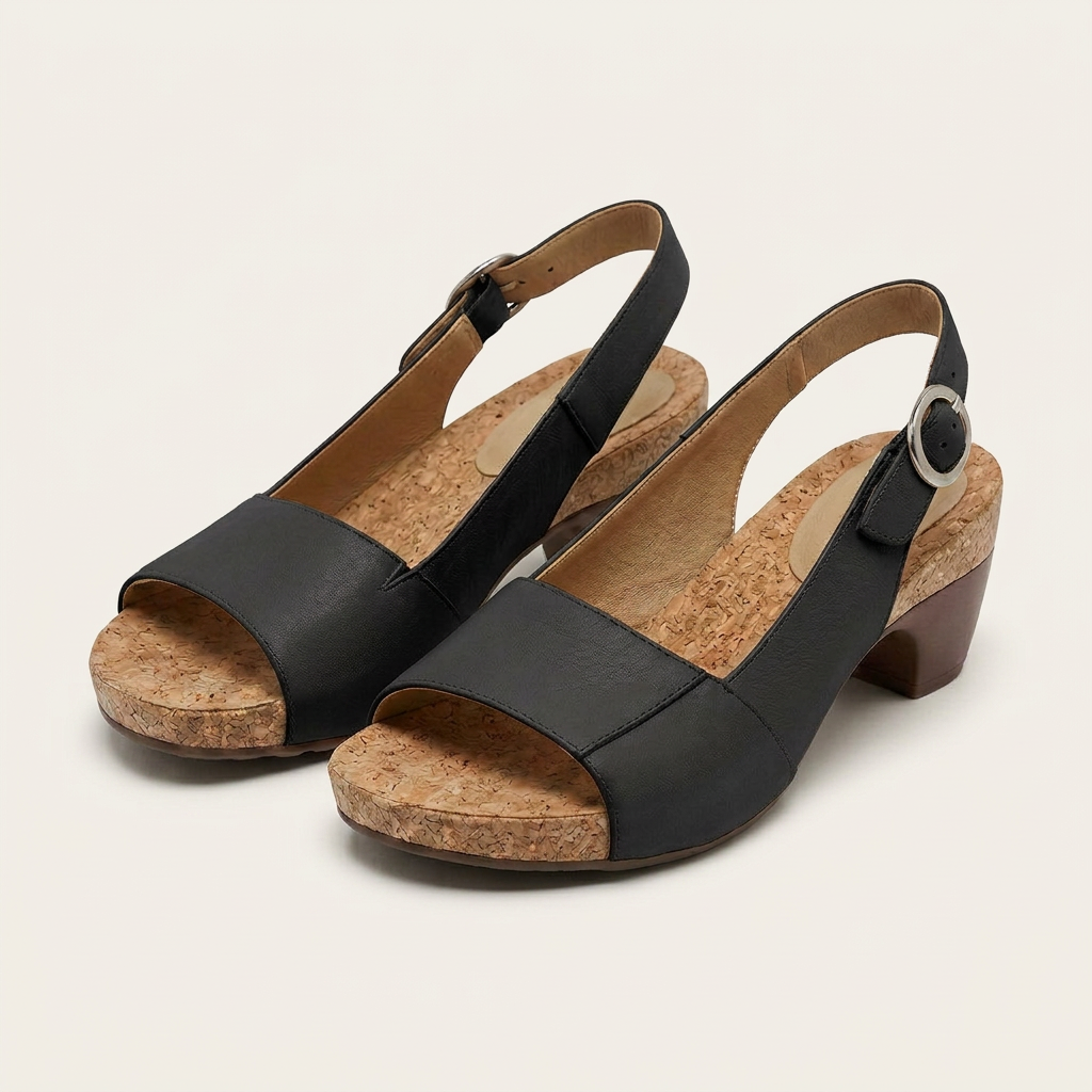 Sandales Femme Talon Plateforme Bride Arrière