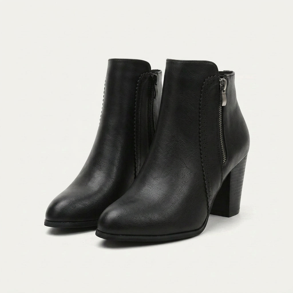 Bottines Femme à Talon Carré