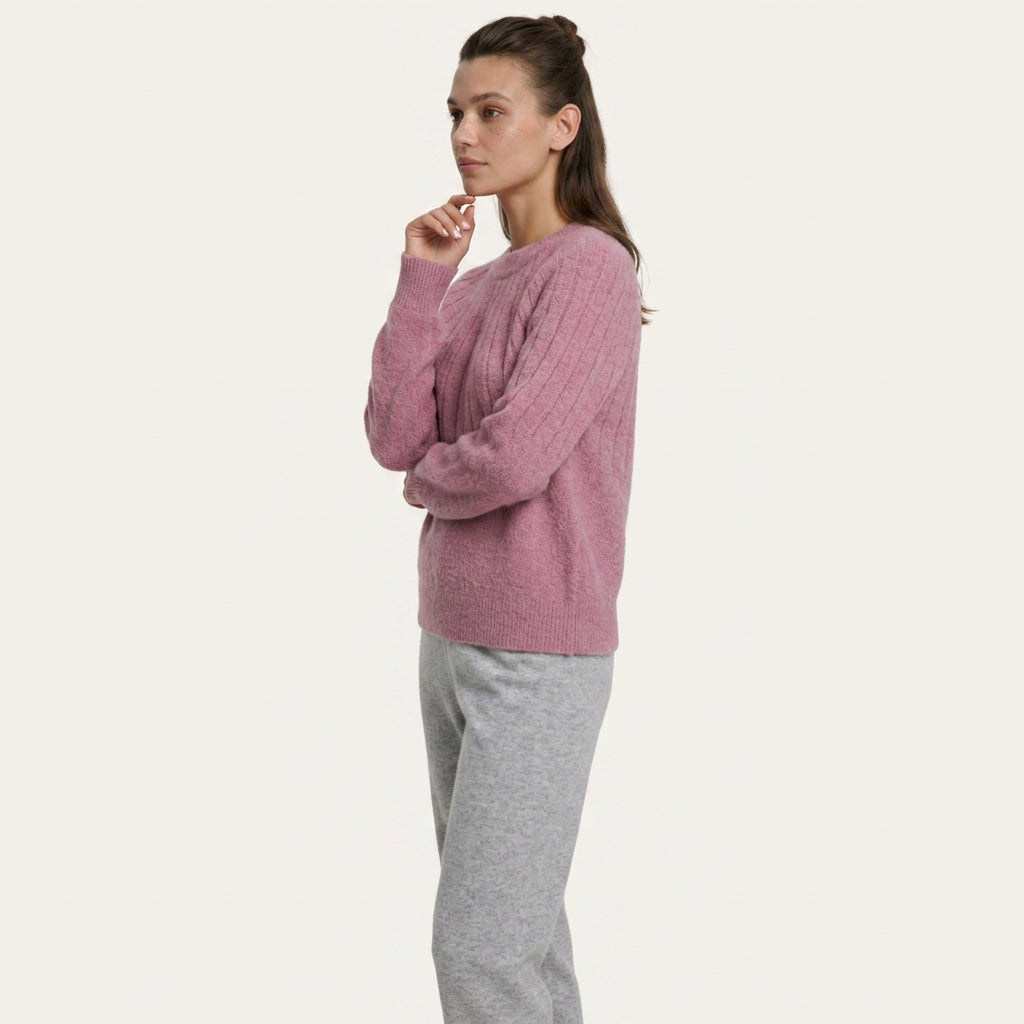 Pull Cachemire Femme Col Rond
