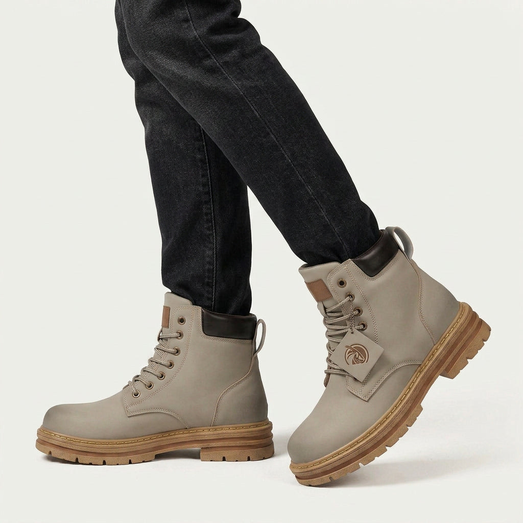 Bottines Montantes à Lacets Homme