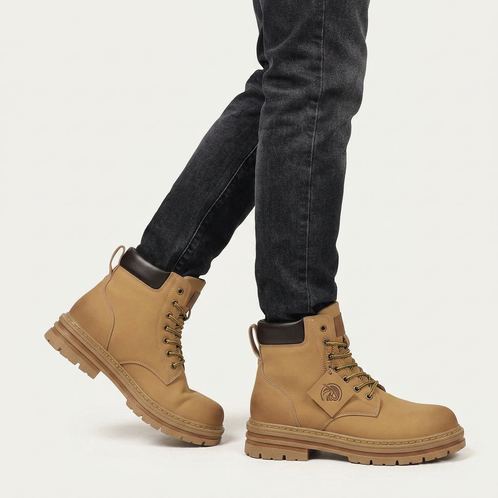 Bottines Montantes à Lacets Homme