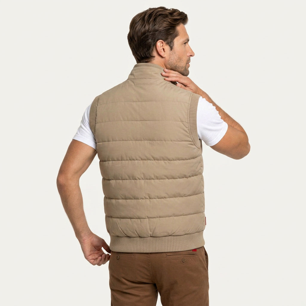 Doudoune Sans Manches Homme Doublée Chaude