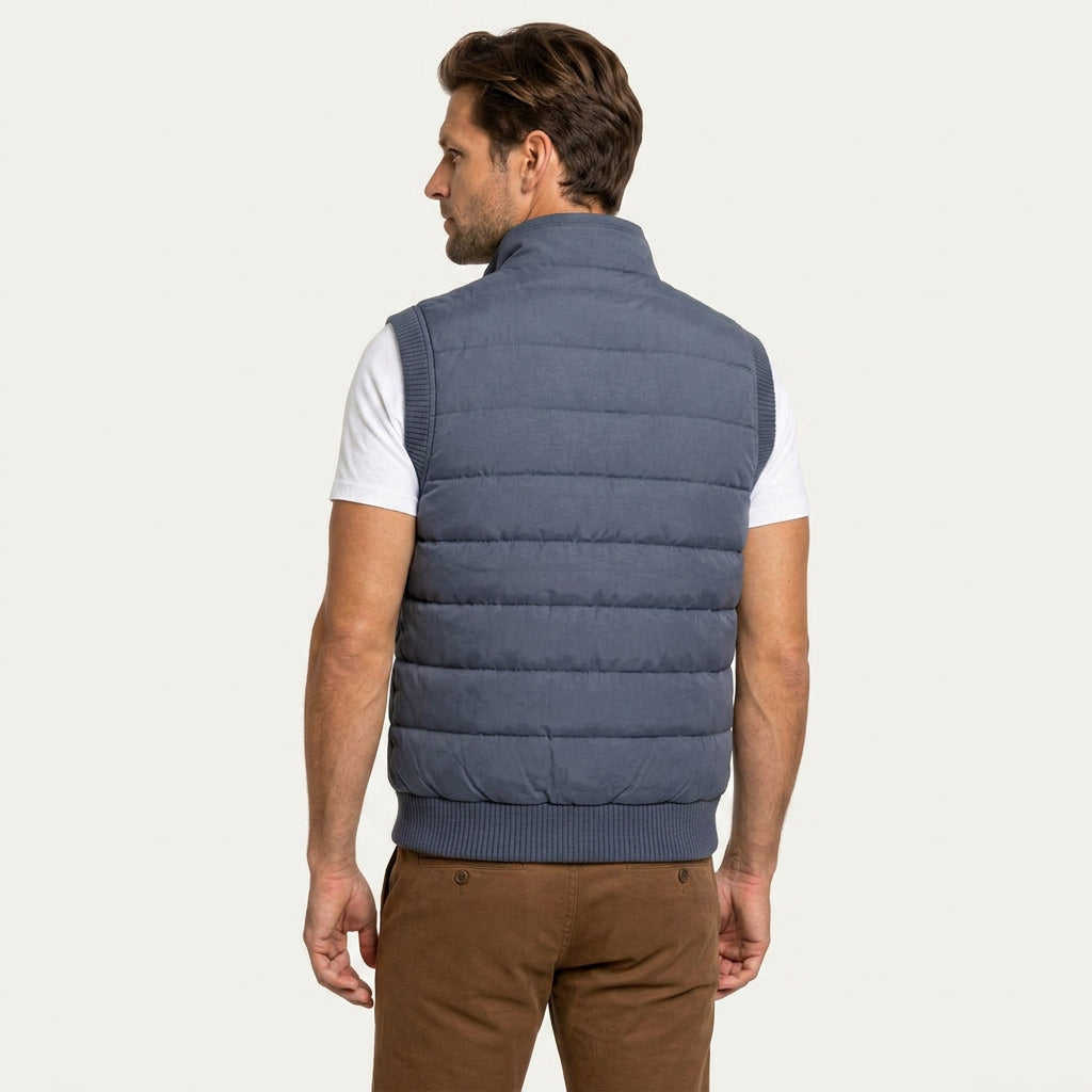 Doudoune Sans Manches Homme Doublée Chaude