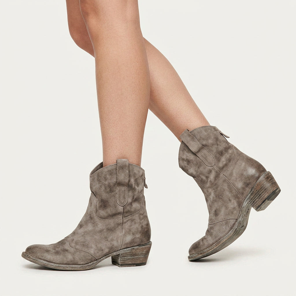 Bottines Western Femme à Bout Pointu