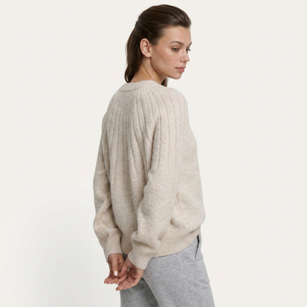 Pull Cachemire Femme Col Rond