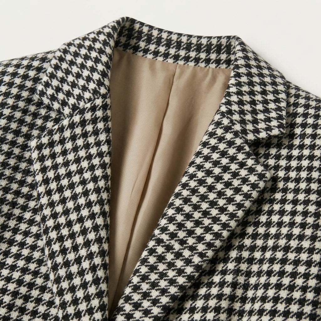 Veste Femme à Carreaux avec Ceinture