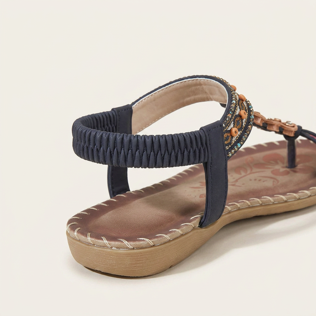 Sandales Femme Entredoigt Bride T Perlée