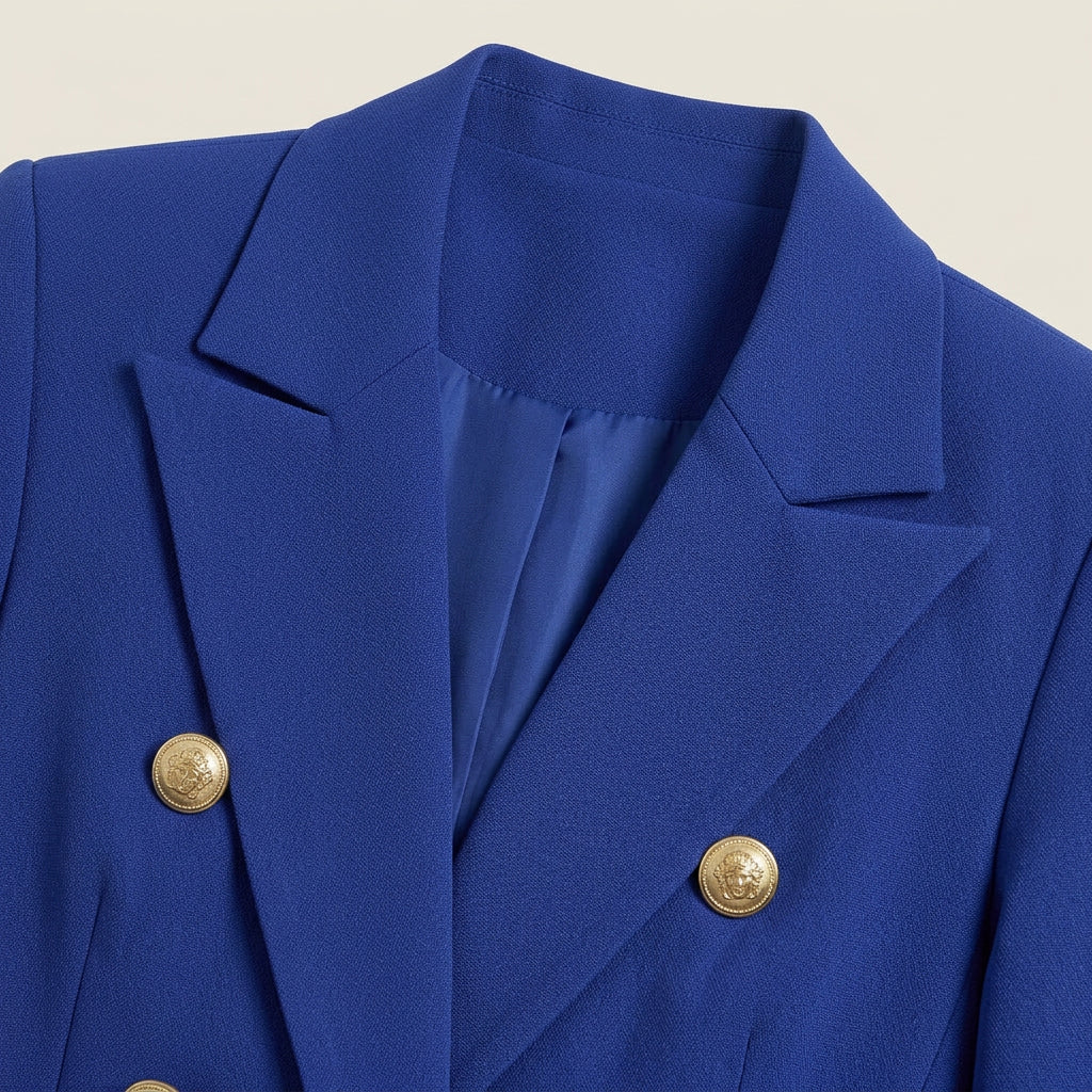 Tailleur Femme avec Blazer Croisé et Pantalon