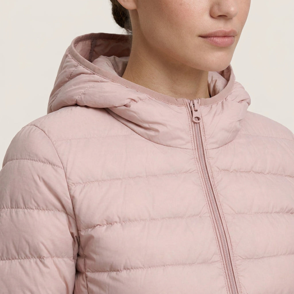 Doudoune Femme Légère à Capuche