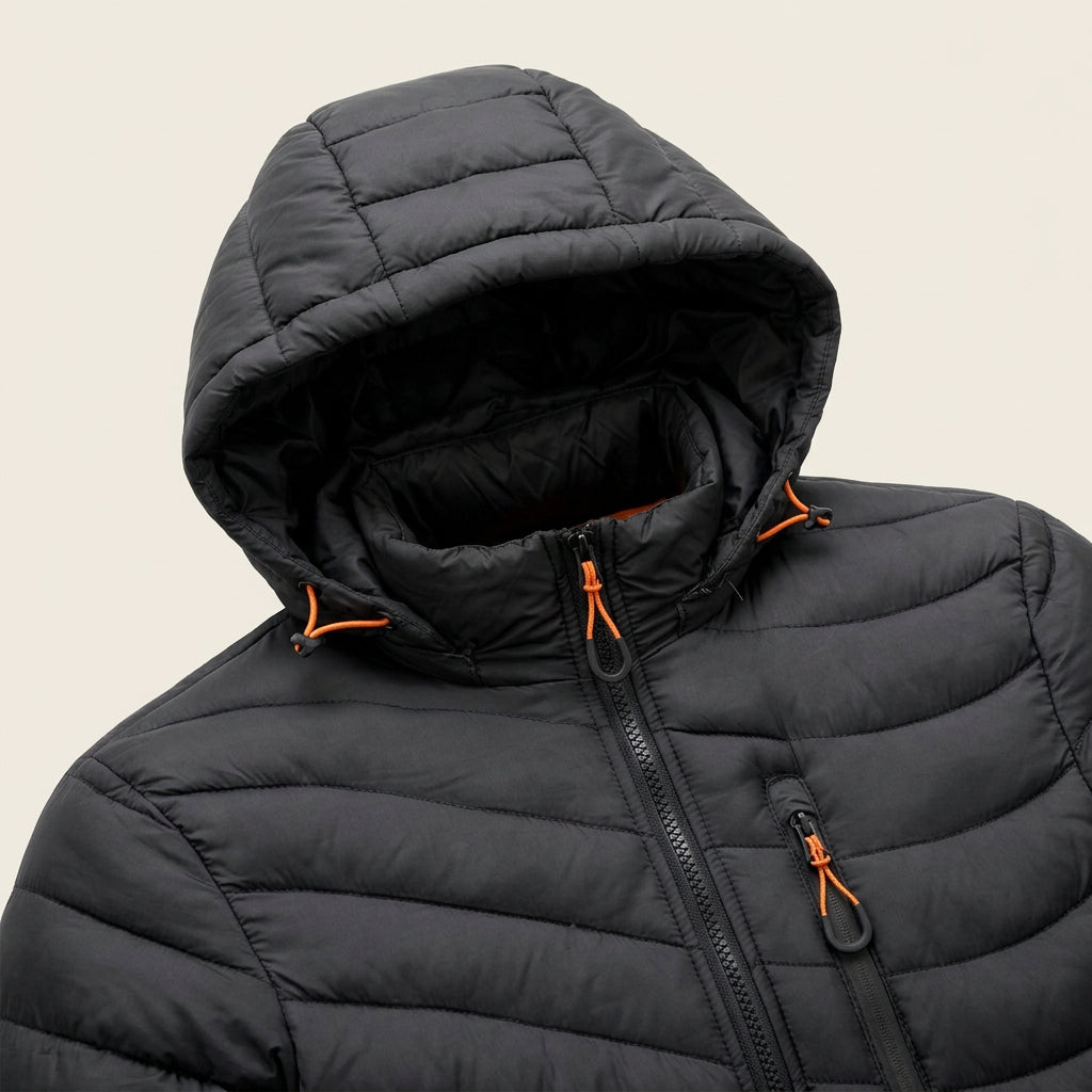Doudoune Homme à Capuche Amovible
