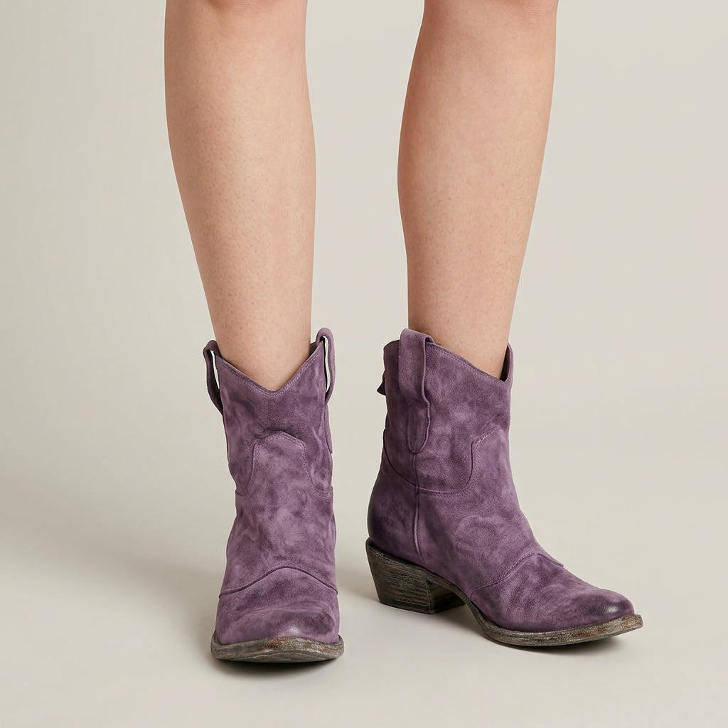 Bottines Western Femme à Bout Pointu