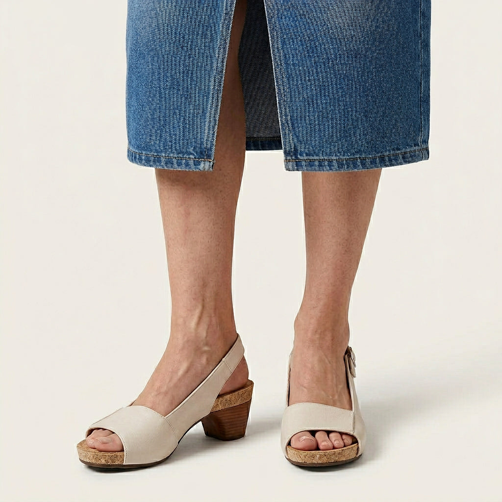 Sandales Femme Talon Plateforme Bride Arrière