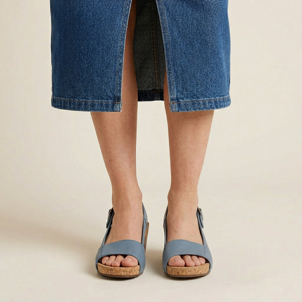 Sandales Femme Talon Plateforme Bride Arrière