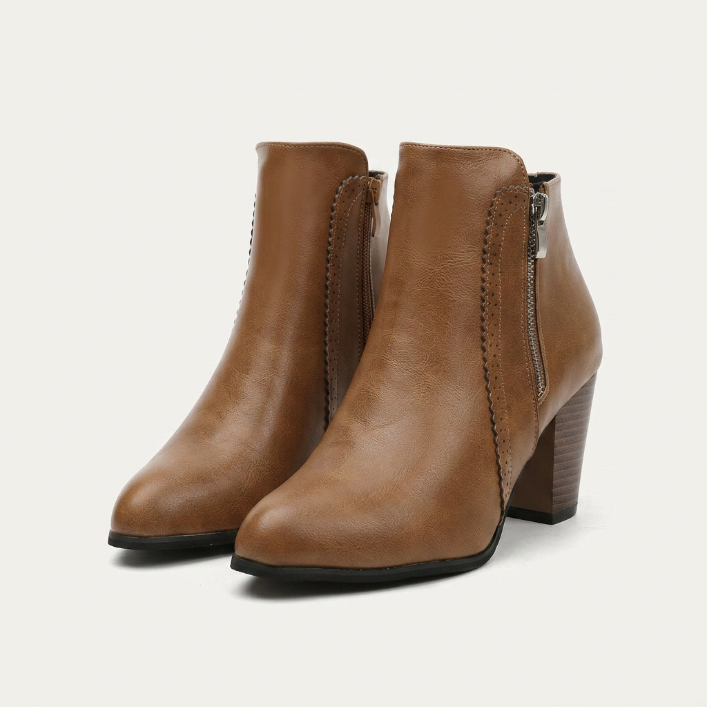 Bottines Femme à Talon Carré