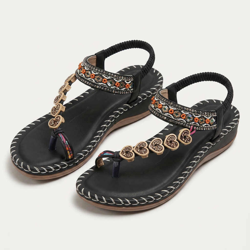 Sandales Femme Entredoigt Bride T Perlée