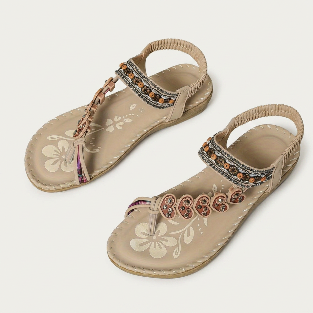 Sandales Femme Entredoigt Bride T Perlée