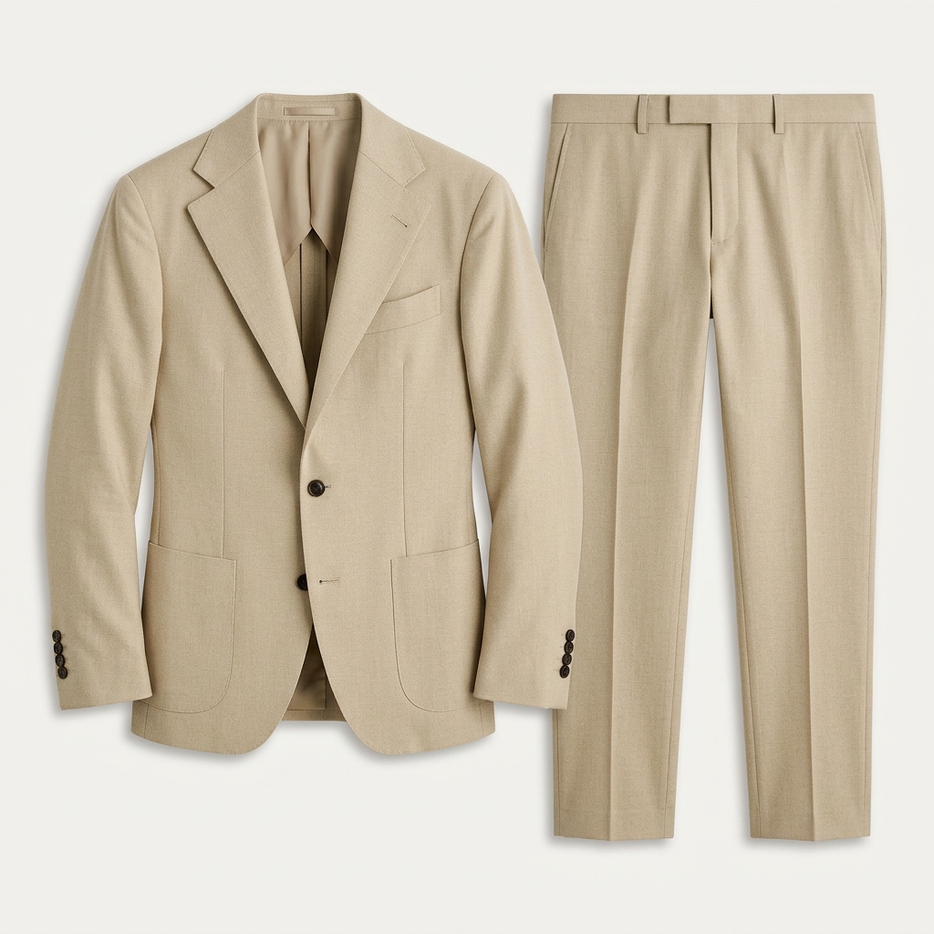Costume Homme Deux Pièces Blazer Revers Crantés