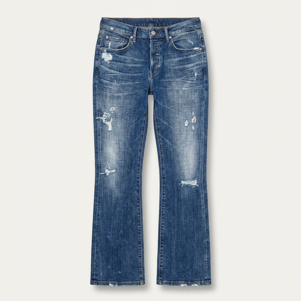 Jean Flare Femme Taille Haute