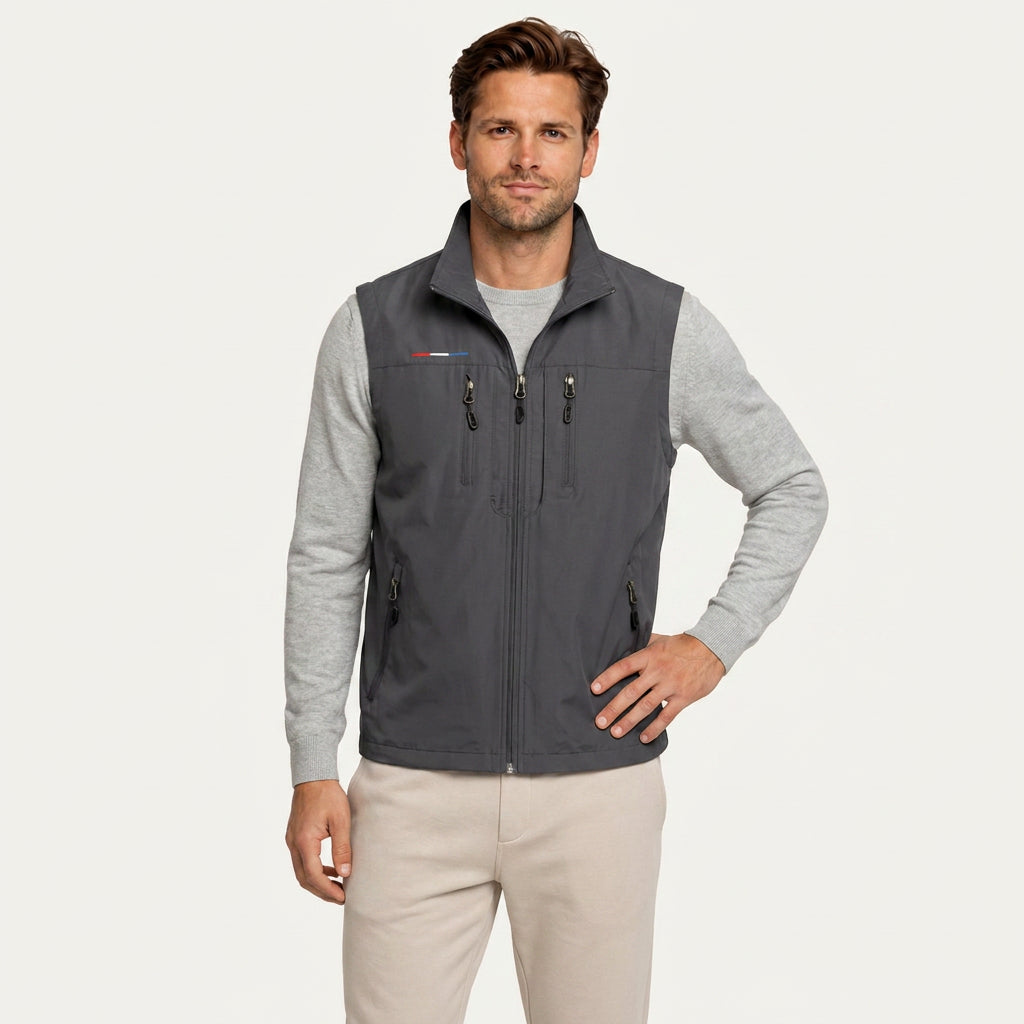 Gilet Sans Manches Homme Léger Zippé