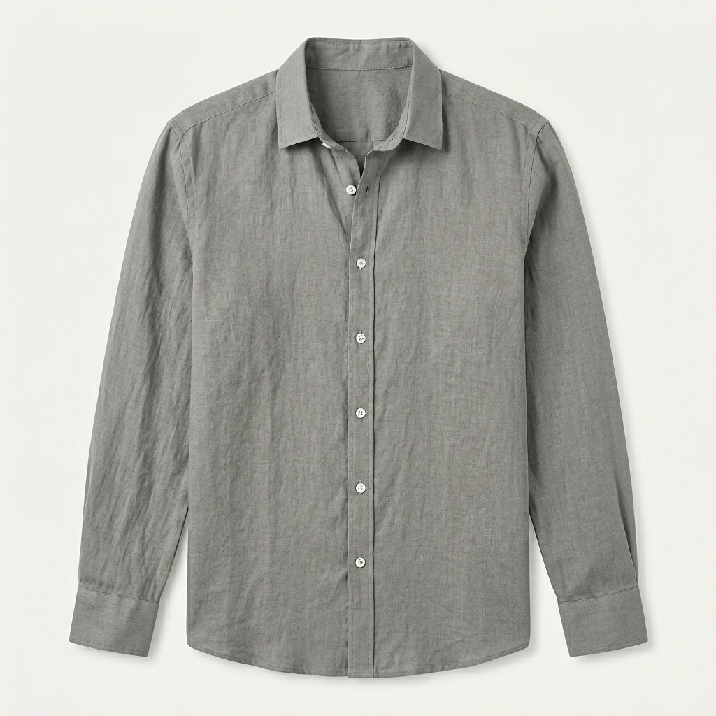 Chemise Homme Col Classique Texture Tissée